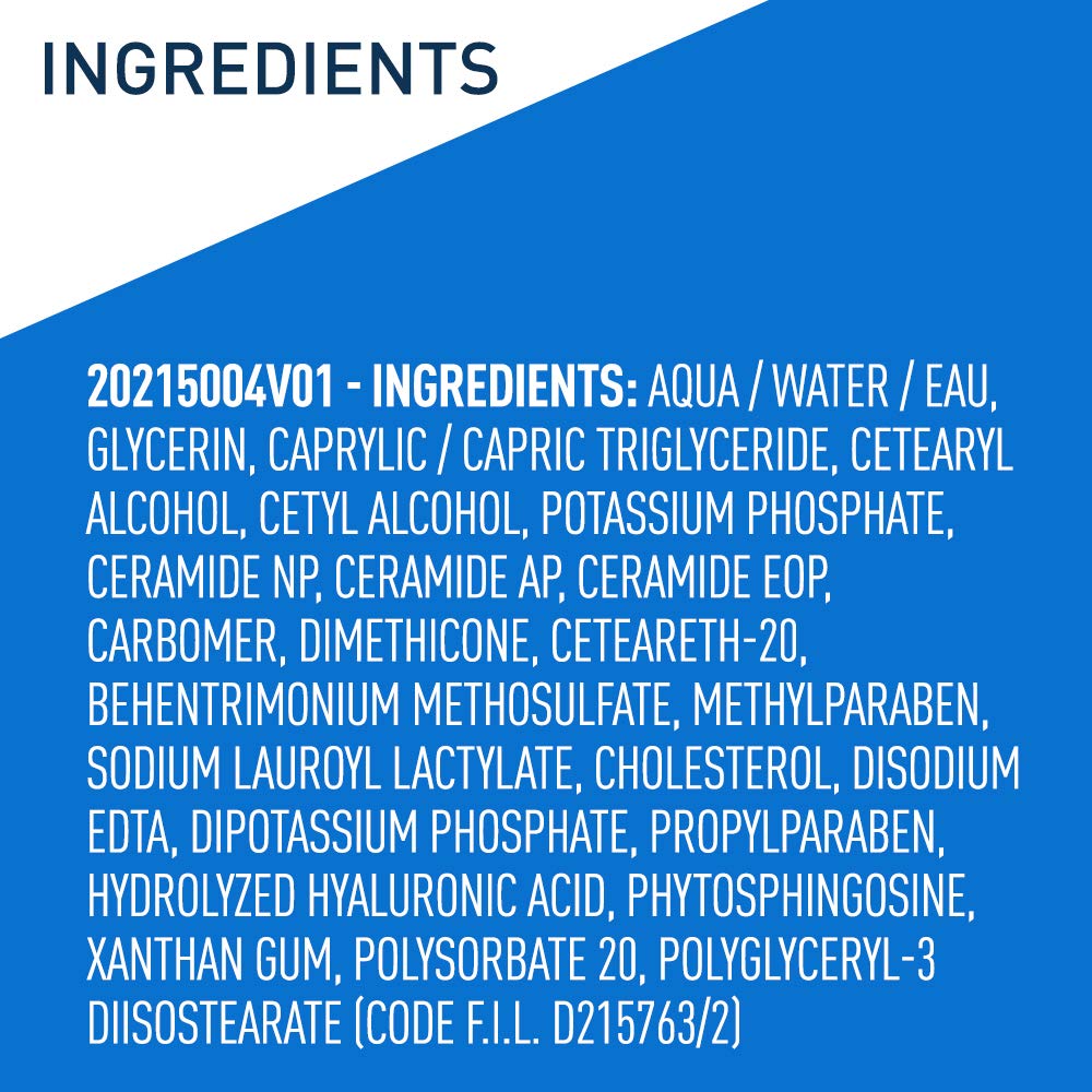 Moisturizing Lotion for Dry Skin, with Hyaluronic Acid and Ceramides, 19 Ounce