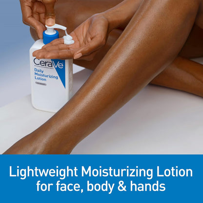 Moisturizing Lotion for Dry Skin, with Hyaluronic Acid and Ceramides, 19 Ounce
