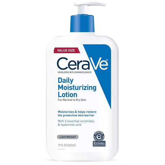 Moisturizing Lotion for Dry Skin, with Hyaluronic Acid and Ceramides, 19 Ounce